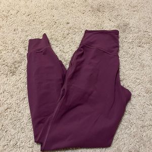 lululemon align joggers vintage plum size 4